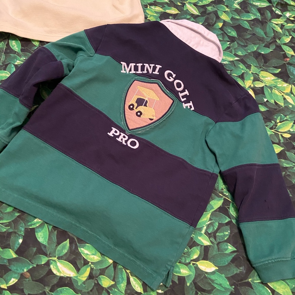 3/$20 Janie and Jack Sz 4 Long Sleeve Shirt 4 Golf
